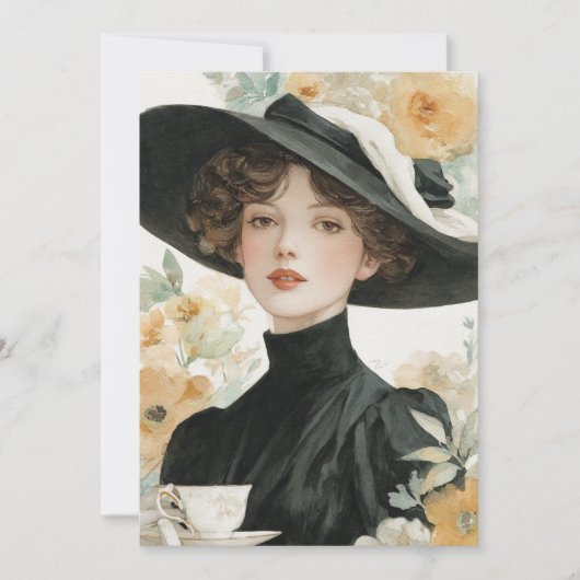 ダウントン喜び | クラシックチャーム 招待状 (正面)