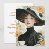 ダウントン喜び | クラシックチャーム 招待状 (正面/裏面)