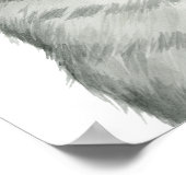 ダウントン猫 |レースで宝石で飾られた ポスター (角)