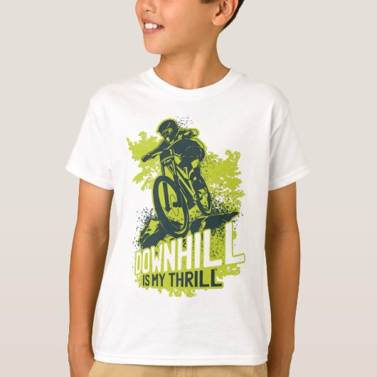ダウンヒルサイクリング Tシャツ (正面)