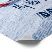 ダウンヒルスキーおもしろいスやる気を起こさせるノスキー ポスター (角)