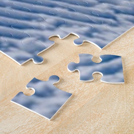 ダウンヒルスキーおもしろいスやる気を起こさせるノースキー ジグソーパズル (側面)