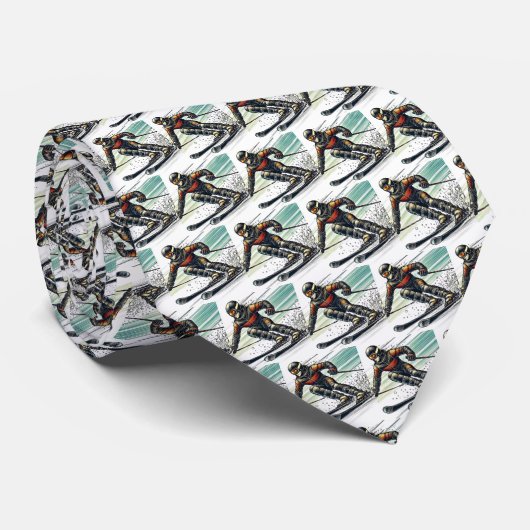 ダウンヒルスキーのステルスネックタイ ネクタイ (ロール)