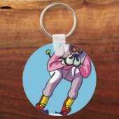 ダウンヒルスキーチェーン キーホルダー (裏面)