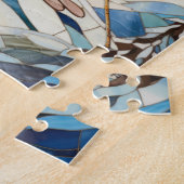 ダウンヒルスキーヤーパズル ジグソーパズル (側面)