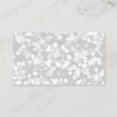 ダウンヒルスキーヤービジネスカード 名刺 (裏面)