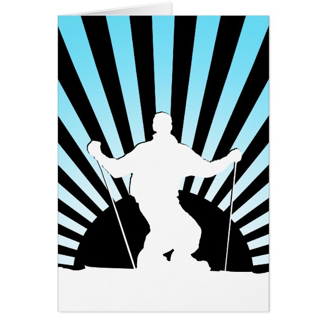 ダウンヒルスキーヤー (正面)