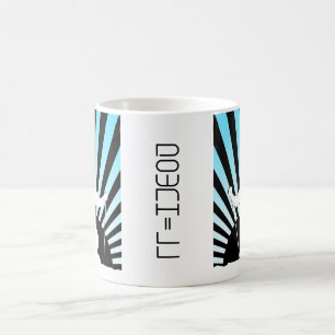 ダウンヒルスキーヤー コーヒーマグカップ