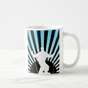 ダウンヒルスキーヤー コーヒーマグカップ