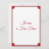 ダウンヒルスキーヤー サンキューカード (裏面)