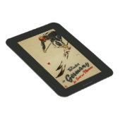 ダウンヒルスキーヤー – スポーツとプレジャープロモーション マグネット (右側)