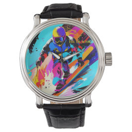 ダウンヒルスキーヤー 腕時計