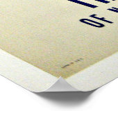 ダウンヒルスキーヴィンテージ旅行ポスター ポスター (角)