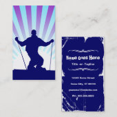 ダウンヒルスキー 名刺 (正面/裏面)