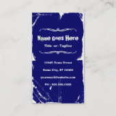 ダウンヒルスキー 名刺 (裏面)