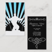 ダウンヒルスキー 名刺 (正面/裏面)