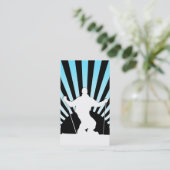 ダウンヒルスキー 名刺 (スタンド正面)