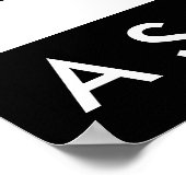 ダウンヒルスキー《植物》アスペン ポスター (角)