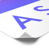 ダウンヒルスキー《植物》アスペン ポスター (角)