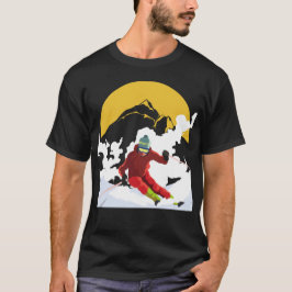 ダウンヒルスキー Tシャツ
