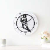 ダウンヒルスクールキーヤーウォールクロック ラージ壁時計 (ホーム)