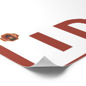 ダウンヒルスノースキーヤー – アイダホ ポスター (角)