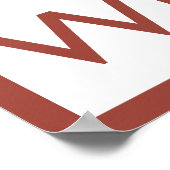 ダウンヒルスノースキーヤー – ウィスラー、BCカナダ ポスター (角)