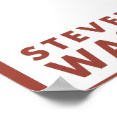 ダウンヒルスノースキーヤー – Stevens Pass, ポスター (角)