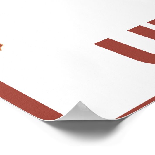 ダウンヒルスノースキーユタ ポスター (角)