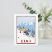 ダウンヒルスノースキーユタ ポストカード (スタンド正面)