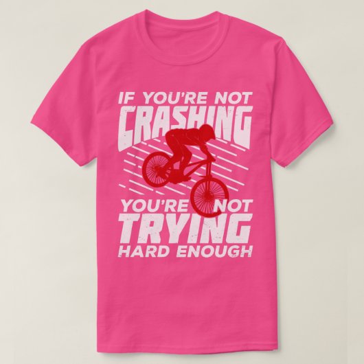 ダウンヒルマウンテンおもしろいサイクリングマウンテンバイカーギフト Tシャツ (デザイン正面)