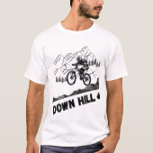 ダウンヒルマウンテンバイク Tシャツ (正面)