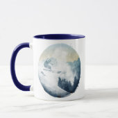 ダウンヒルマウンテンパウダースキーヤー マグカップ (左)