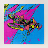 ダウンヒルマウン走ト – モトクロスライダー ジグソーパズル (横)