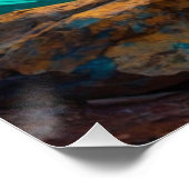 ダウンヒルBMXライドバイアフォレストレイク ポスター (コーナー)