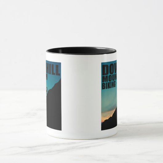 ダウンヒルMTB マグカップ (中央)