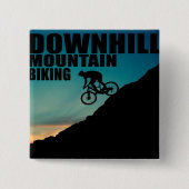 ダウンヒルMTB 缶バッジ (正面)