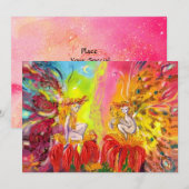 ダウンフェアリー 魔法のゴールドスパークル 案内状 (正面/裏面)