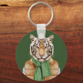 ダウンベストタイガー キーホルダー (正面)