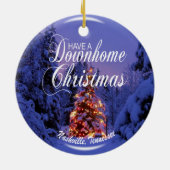 ダウンホームナッシュビルクリスマス飾り セラミックオーナメント (裏面)