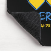 ダウンライトパーフェクトダウン症候群認識度2 マウスパッド (コーナー)