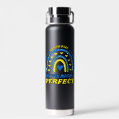 ダウンライトパーフェクトレインボーワールドダウン症候群 ウォーターボトル (背面)