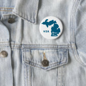 ダウンリバーミシガンブルー 缶バッジ (インサイチュ)