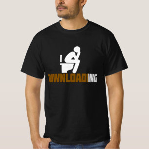 ダウンロードおもしろい – 皮肉なトイレT-Shi Tシャツ