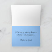 ダウンロードのベビー-ベビーシャワーの招待状カード 招待状 (内部)