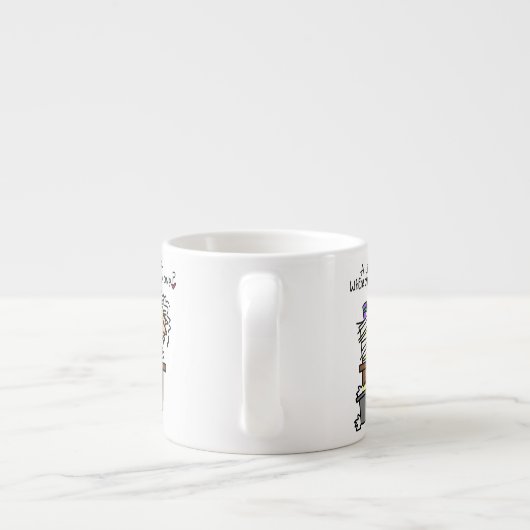 ダウンロードの生命ユーモア エスプレッソカップ (裏面)