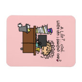 ダウンロードの生命ユーモア マグネット (横)