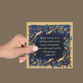 ダウンロード可能なカスタマイズ可能なバイブル詩ツリーのブランチ シーズンカード