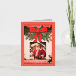 ダウンロード可能なクリスマスグリーツフォールディング招待状 招待状