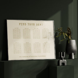 ダウンロード可能なシーティンググラフオークレタイプライターフォント ポスター